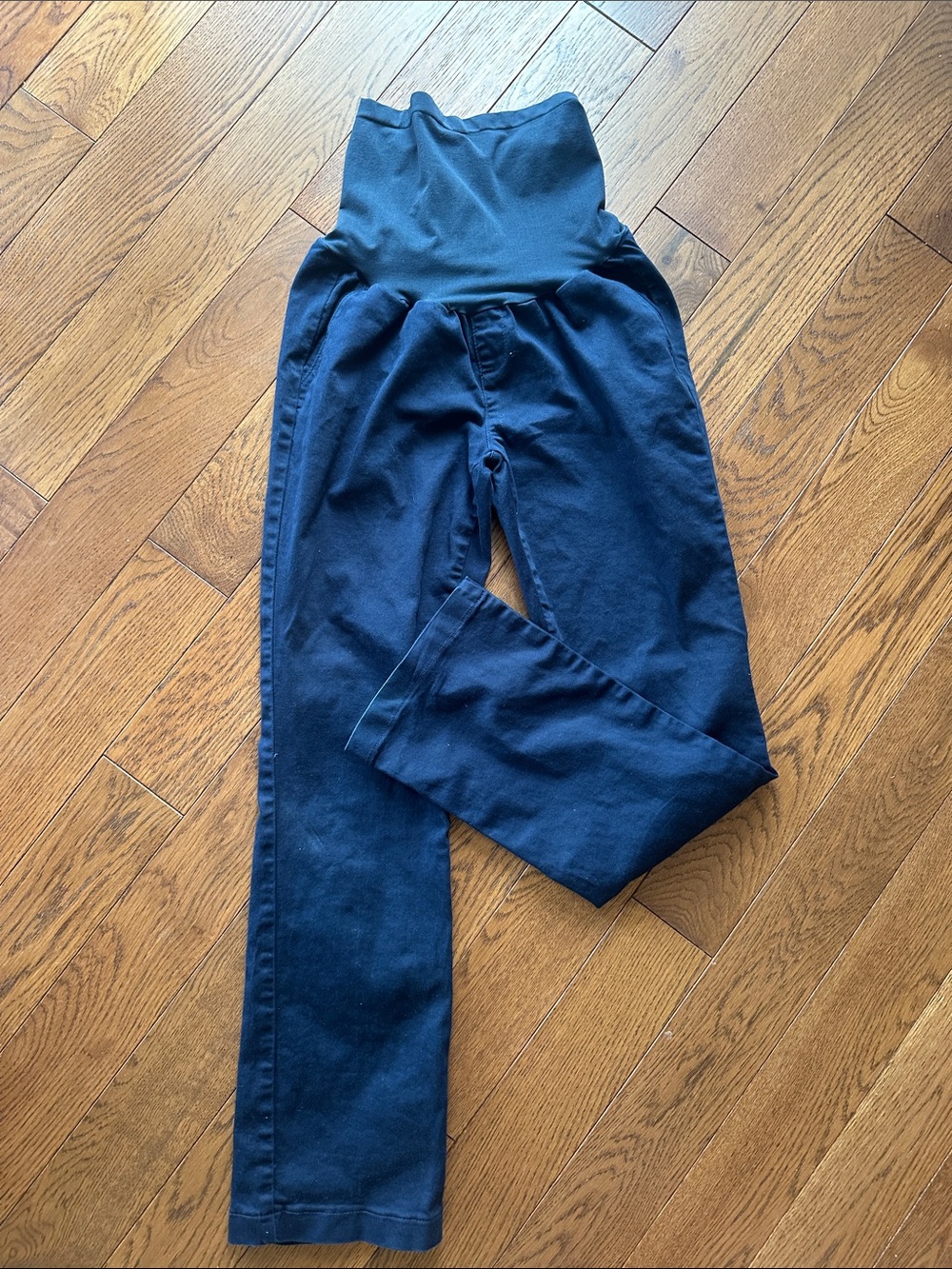 Navy Maternity Stretch Bottoms